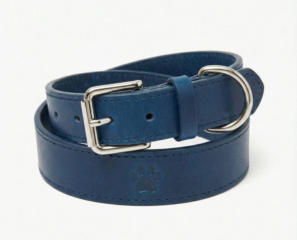 Leather Dog Collar Strap 2