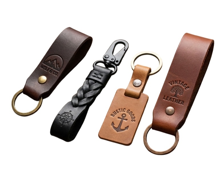 Leather Keychains 1