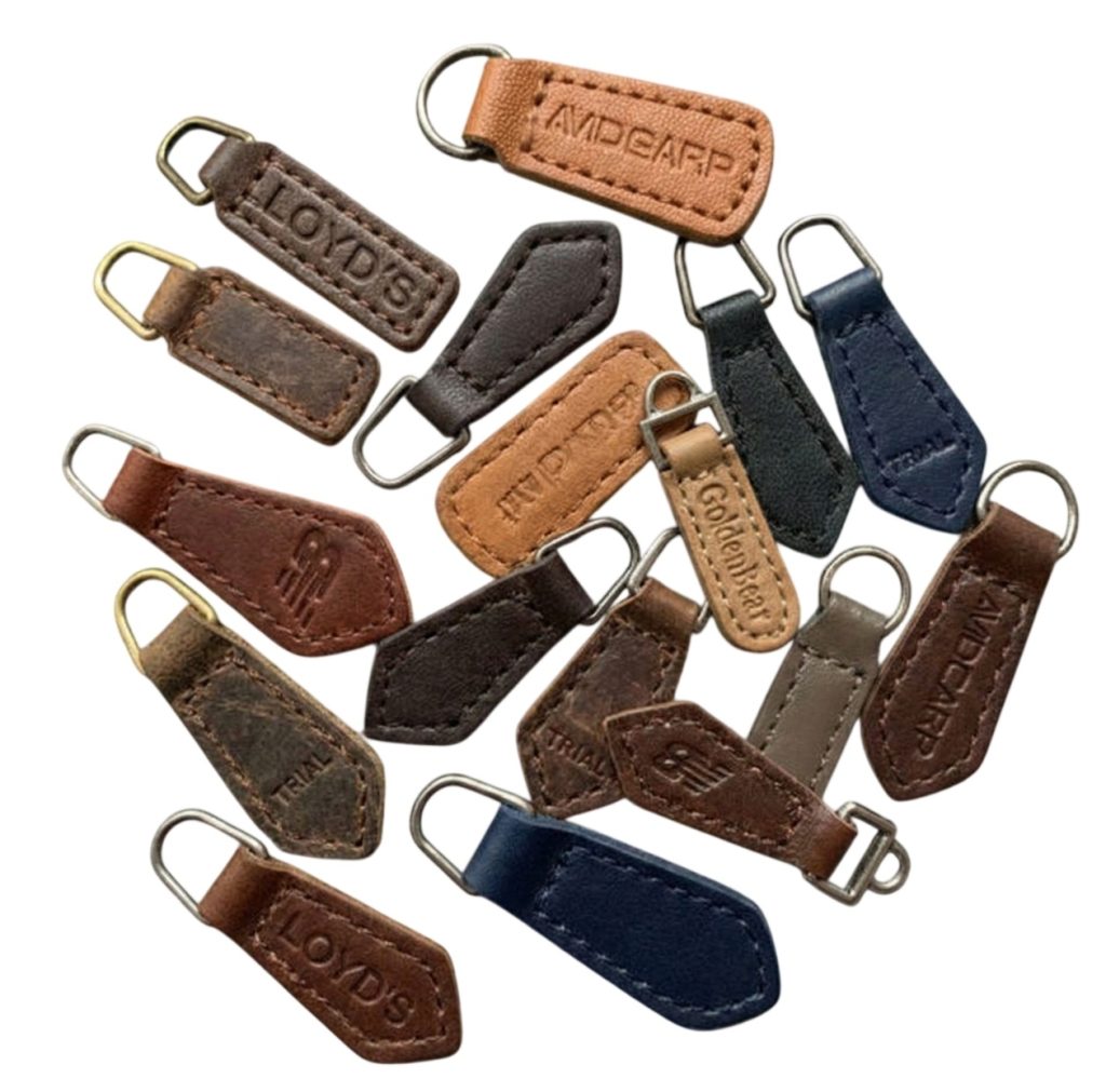Leather Zipper Pulls