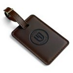 Luggage Tag leather with name 05