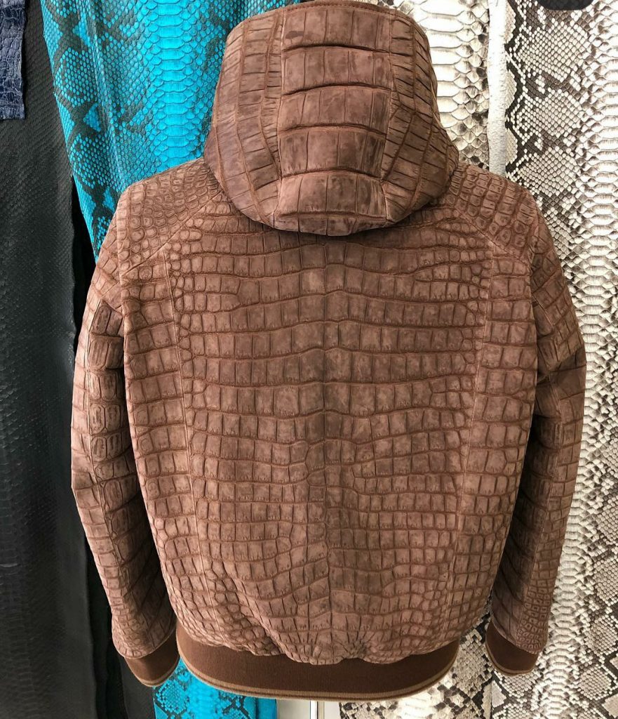 Men crocodile skin jacket Ard 118