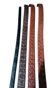 Custom Bespoke Tailor Made Crocodile Skin Belts Made in Turkey