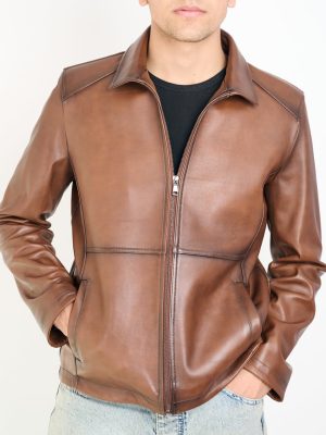 men leather jacket 108