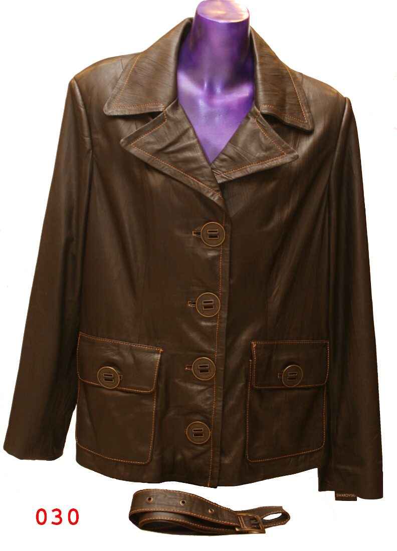women leather jacket 030