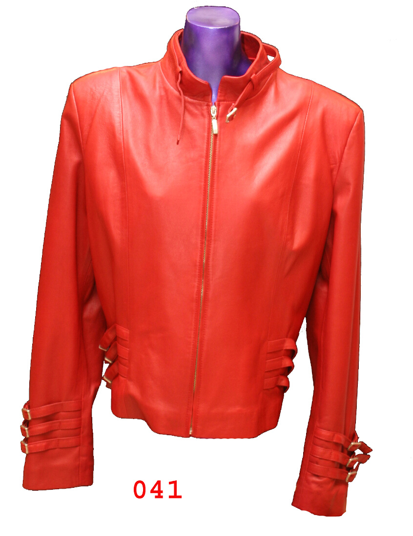 women leather jacket 041